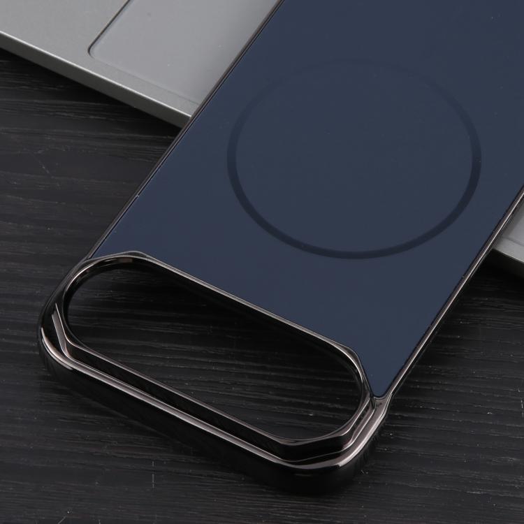 For iPhone 17 Air Electroplating Frameless Frosted Anti-Glare PC MagSafe Phone Case(Black) - free shipping - PMC TechLife - Order now!