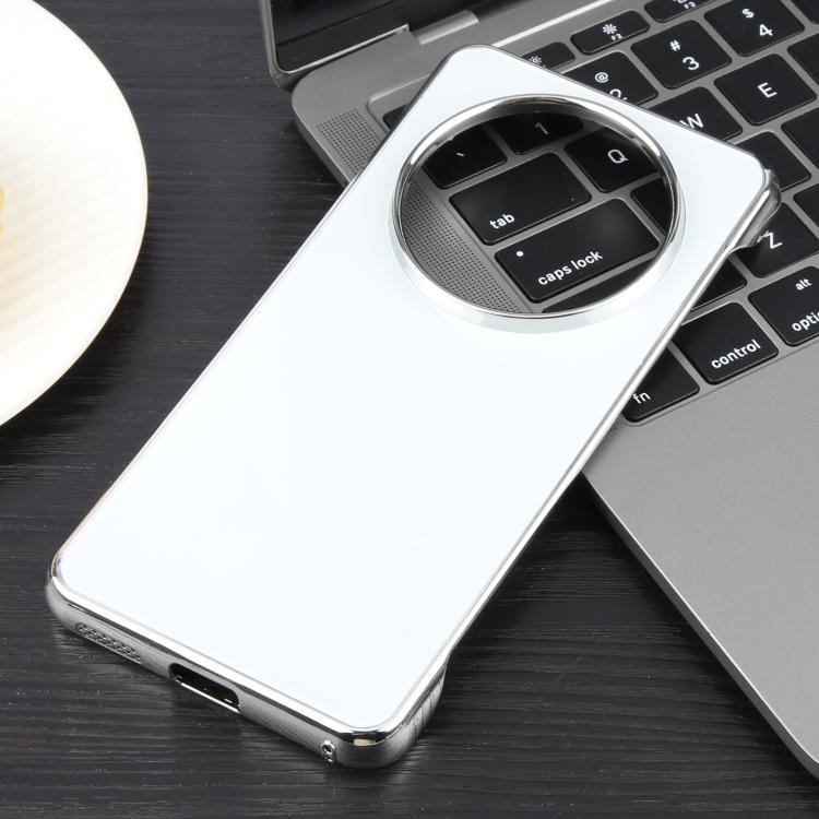 For Huawei Mate 60 Pro Electroplating Frameless Frosted Anti-Glare PC MagSafe Phone Case(Silver White) - free shipping - PMC TechLife - Order now!