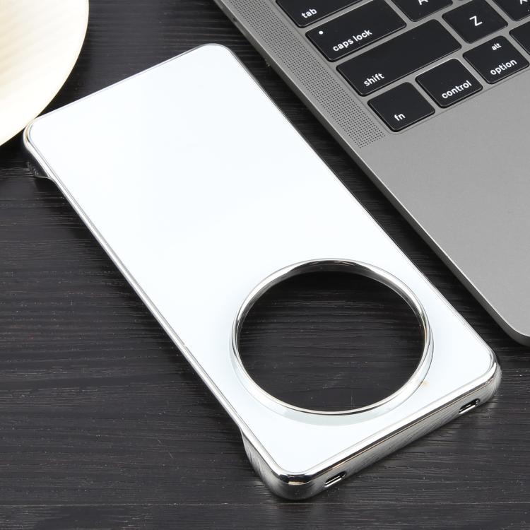 For Huawei Mate 60 Pro Electroplating Frameless Frosted Anti-Glare PC MagSafe Phone Case(Silver White) - free shipping - PMC TechLife - Order now!