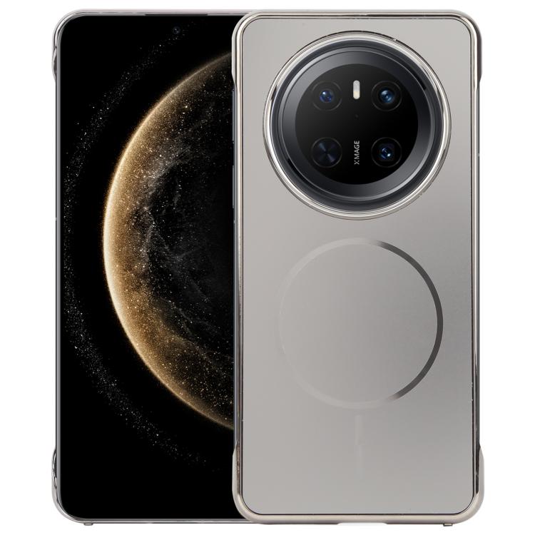 For Huawei Mate 70 Electroplating Frameless Frosted Anti-Glare PC MagSafe Phone Case(Titanium Gray) - free shipping - PMC TechLife - Order now!