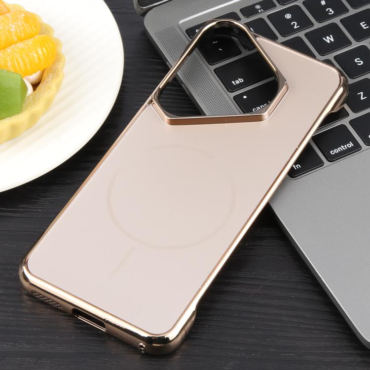 For Huawei Pura 70 Pro / 70 Pro+ Electroplating Frameless Frosted Anti-Glare PC MagSafe Phone Case(Desert Gold) - free shipping - PMC TechLife - Order now!