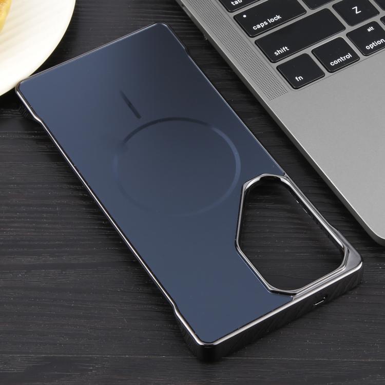 For Samsung Galaxy S23 Ultra 5G Electroplating Frameless Frosted Anti-Glare PC MagSafe Phone Case(Black) - free shipping - PMC TechLife - Order now!