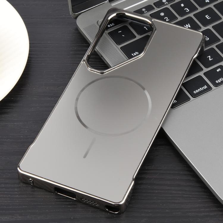 For Samsung Galaxy S23 Ultra 5G Electroplating Frameless Frosted Anti-Glare PC MagSafe Phone Case(Titanium Gray) - free shipping - PMC TechLife - Order now!