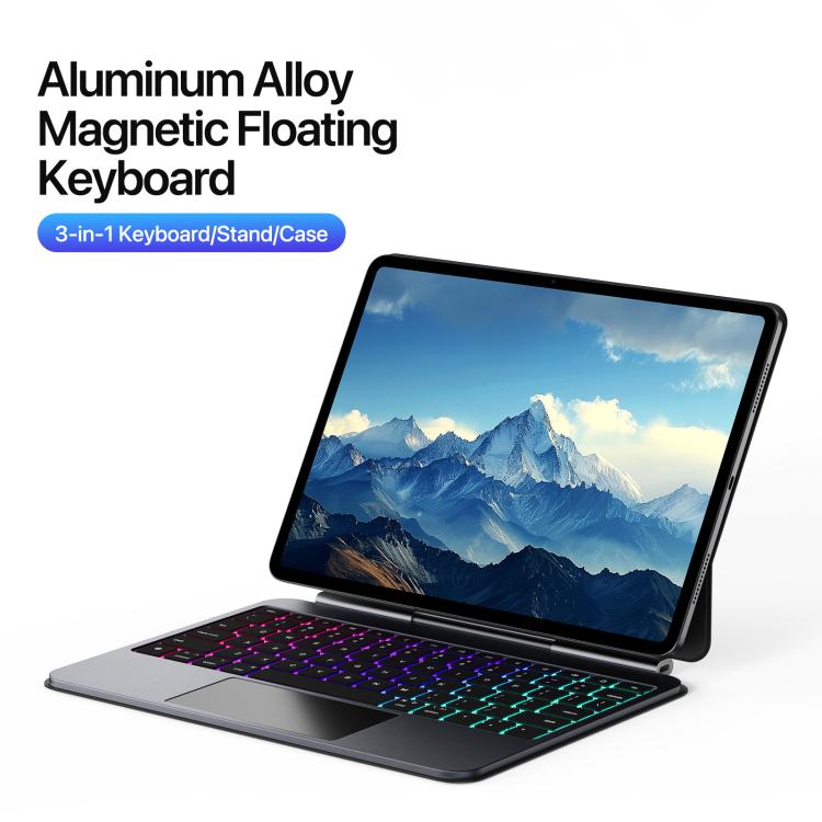 For iPad Air 11 2025 / iPad Pro 11 2022 DUX DUCIS MK Pro Series Floating Magnetic Keyboard Tablet Leather Case(Black) - free shipping - PMC TechLife - Order now!