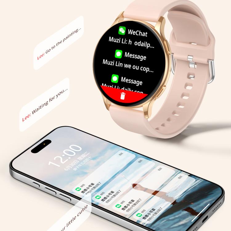 CY29 1.32 inch AMOLED Screen Female Smart Watch Supports COFIT APP(Gold Pink) - free shipping - PMC TechLife - Order now!