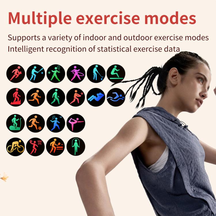 CY29 1.32 inch AMOLED Screen Female Smart Watch Supports COFIT APP(Silver) - free shipping - PMC TechLife - Order now!