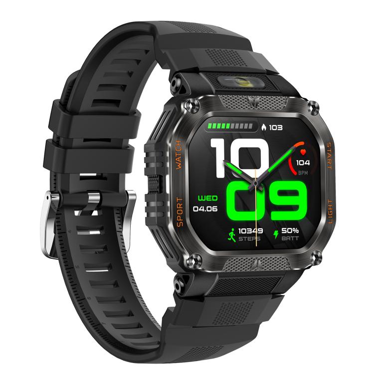 HT34 1.75 inch IPS Screen 3ATM Outdoor Sports BT Smart Watch(Black) - Smart Watches by PMC TechLife | Online Shopping South Africa | PMC TechLife | Buy Now Pay Later Mobicred