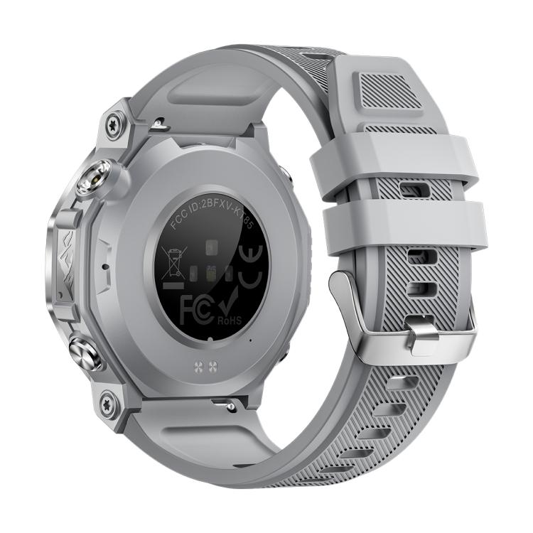 KT85 1.43 inch Screen 5ATM Outdoor Sports Smart Watch with Strong Flashlight(Grey) - free shipping - PMC TechLife - Order now!