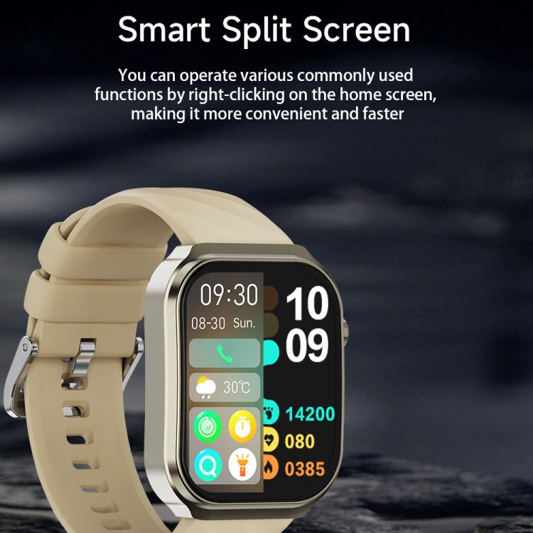 U13 2.2 inch IPS Curved Screen Smart Watch Supports BT Call(Black) - Smart Watches by PMC TechLife | Online Shopping South Africa | PMC TechLife | Buy Now Pay Later Mobicred