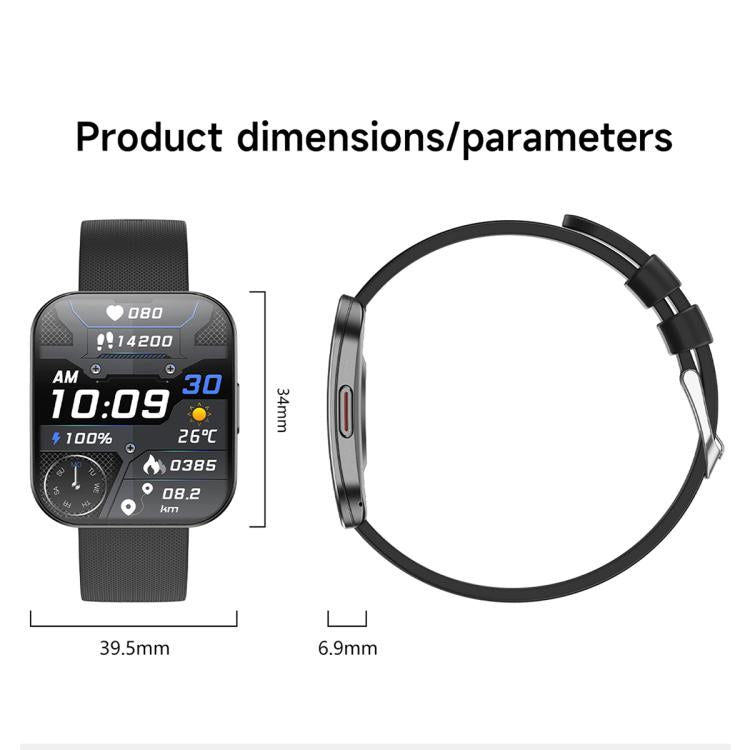 U17 1.85 inch Ultra-thin Curved Screen IP68 Sports Smart Watch(Black) - Smart Watches by PMC TechLife | Online Shopping South Africa | PMC TechLife | Buy Now Pay Later Mobicred