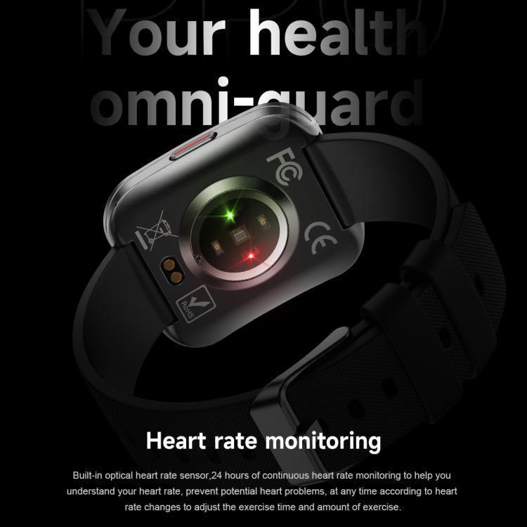 U17 1.85 inch Ultra-thin Curved Screen IP68 Sports Smart Watch(Black) - Smart Watches by PMC TechLife | Online Shopping South Africa | PMC TechLife | Buy Now Pay Later Mobicred
