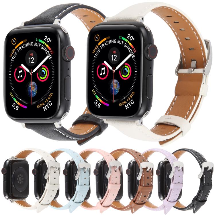 For Apple Watch 46mm / 49mm / 45mm / 44mm Silk Microfiber Leather Watch Band(Black) - Watch Bands by PMC TechLife | Online Shopping South Africa | PMC TechLife | Buy Now Pay Later Mobicred