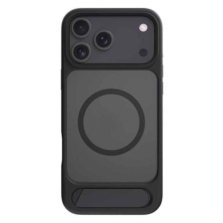 For iPhone 17 Pro Max Kalebol MagSafe Invisible Tilt Holder PC Hybrid TPU Case(Black) - iPhone 17 Pro Max Cases by Kalebol | Online Shopping South Africa | PMC TechLife | Buy Now Pay Later Mobicred