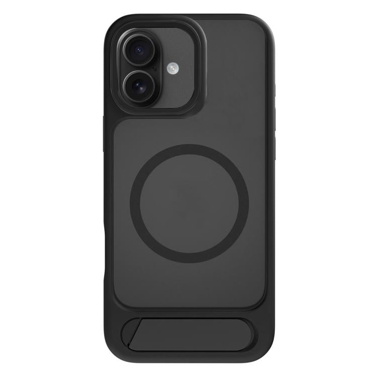 For iPhone 17 Kalebol MagSafe Invisible Tilt Holder PC Hybrid TPU Case(Black) - iPhone 17 Cases by Kalebol | Online Shopping South Africa | PMC TechLife | Buy Now Pay Later Mobicred
