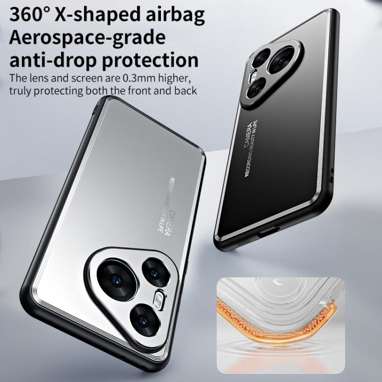 For Huawei Pura 80 5G Frosted Metal Phone Case(Silver) - free shipping - PMC TechLife - Order now!