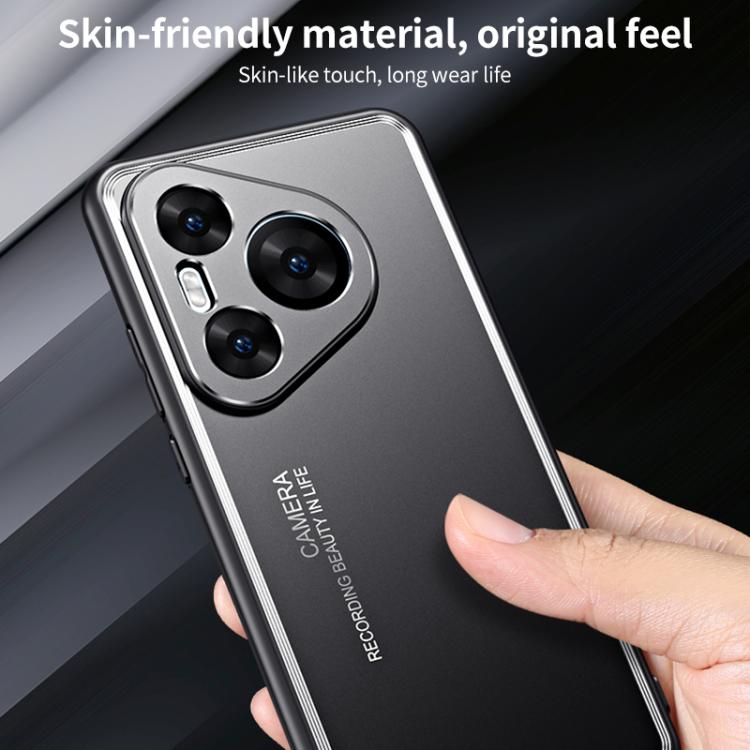 For Huawei Pura 80 5G Frosted Metal Phone Case(Blue) - free shipping - PMC TechLife - Order now!