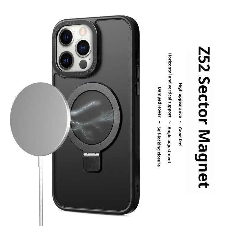 For iPhone 17 Kalebol Metal Lens Frame MagSafe Holder Frosted PC Phone Case(Frosted White) - iPhone 17 Cases by Kalebol | Online Shopping South Africa | PMC TechLife | Buy Now Pay Later Mobicred