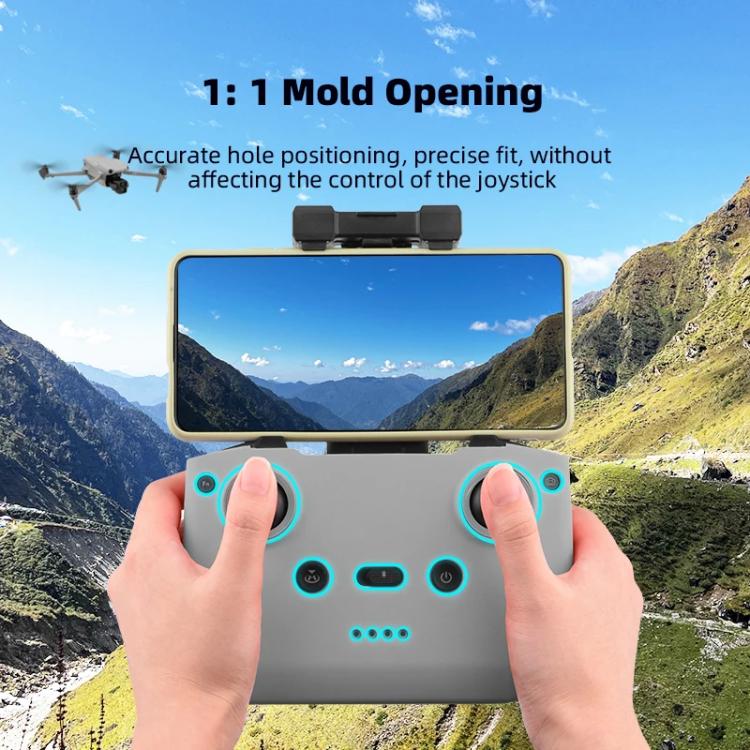 For DJI RC-N2 / RC-N1 BRDRC Remote Control Shockproof Anti-scratch Silicone Case(Red) - free shipping - PMC TechLife - Order now!