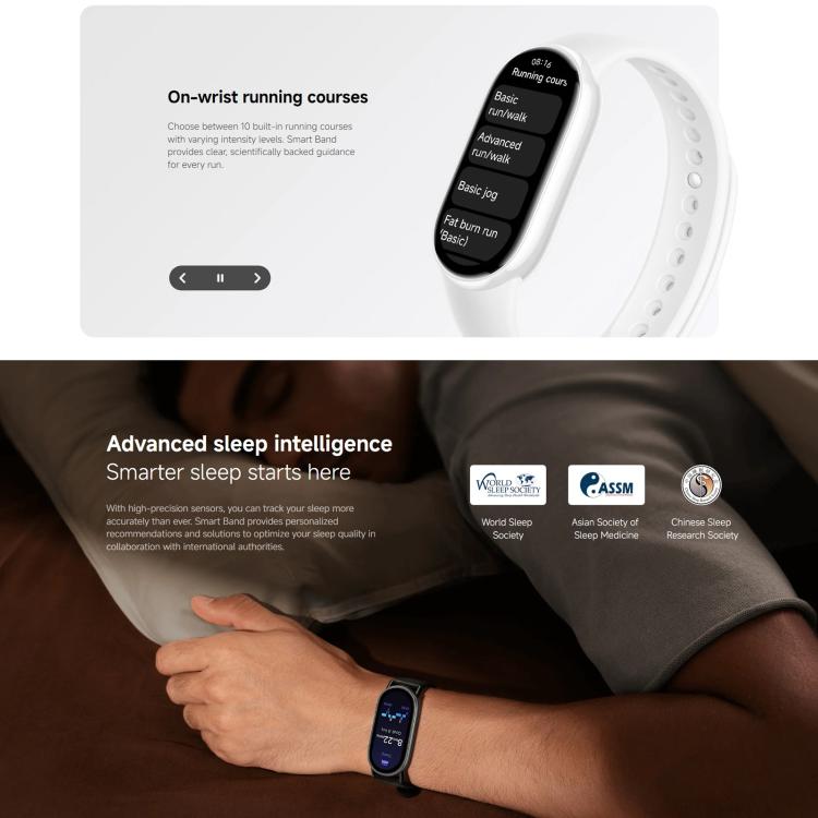 Original Xiaomi Smart Band 10, 1.72 inch AMOLED Screen 5ATM Waterproof Smart Watch, Support Blood Oxygen / Heart Rate Monitor(Pink Gold) - free shipping - PMC TechLife - Order now!