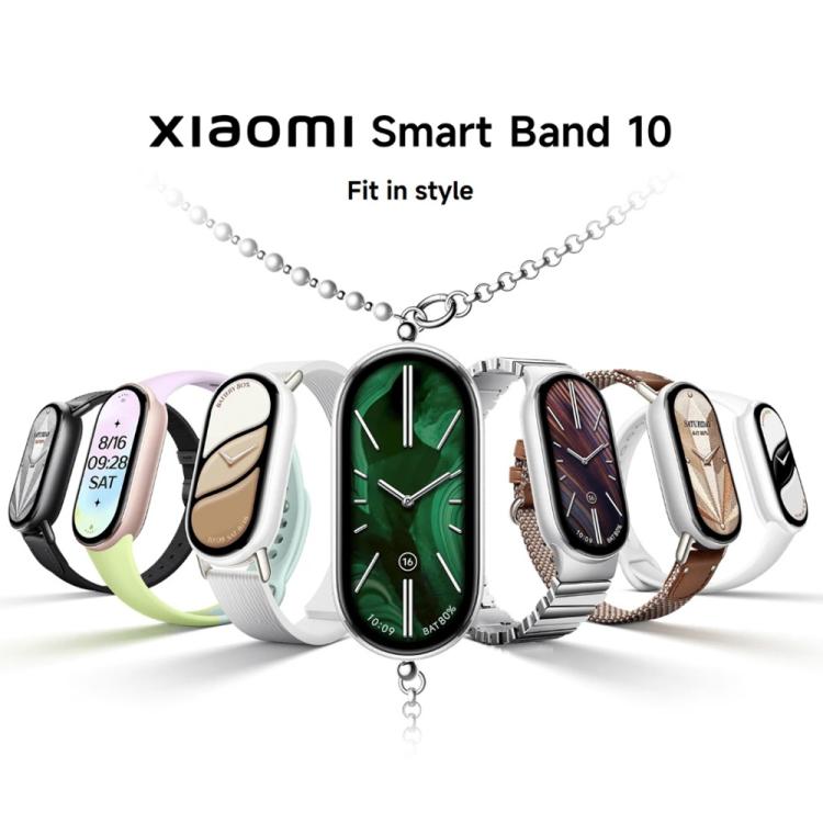 Original Xiaomi Smart Band 10, 1.72 inch AMOLED Screen 5ATM Waterproof Smart Watch, Support Blood Oxygen / Heart Rate Monitor(Pink Gold) - free shipping - PMC TechLife - Order now!