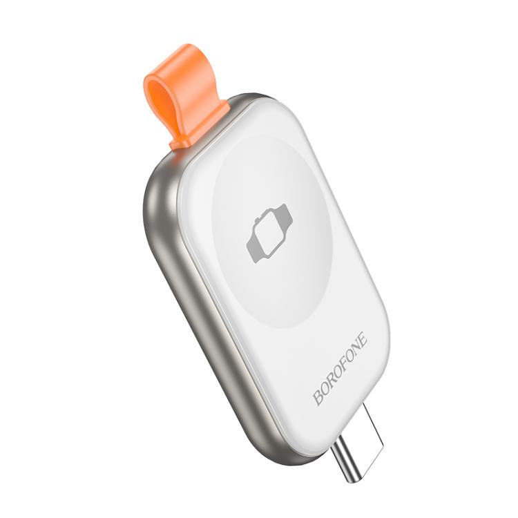 For Apple Watch Series Borofone BQ25A Portable Wireless Charger(Silver) - free shipping - PMC TechLife - Order now!