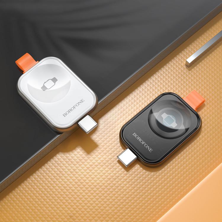 For Apple Watch Series Borofone BQ25A Portable Wireless Charger(Metal Gray) - free shipping - PMC TechLife - Order now!