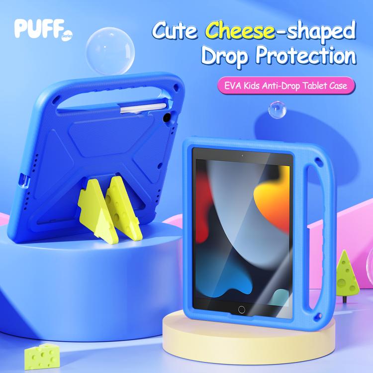 For iPad 10.2 2019 / 2020 / 2021 DUX DUCIS PUFF Series EVA Portable Holder Tablet Case(Blue) - free shipping - PMC TechLife - Order now!