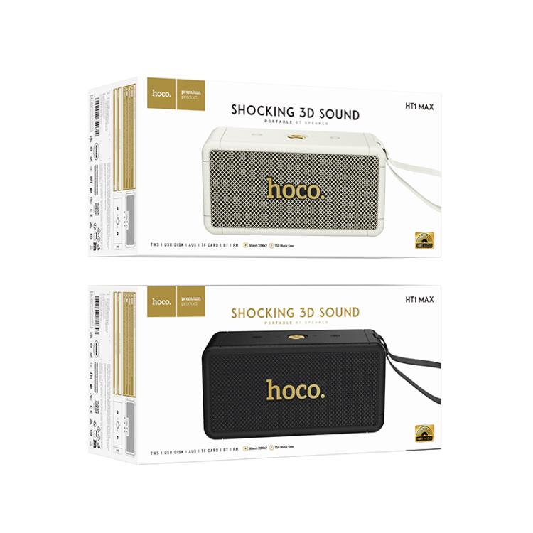hoco HT1 Max Marquis Sports Bluetooth 5.4 Speaker Support TWS / FM / TF Card / USB / AUX(Black) - free shipping - PMC TechLife - Order now!