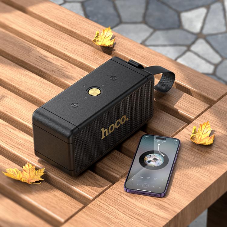 hoco HT1 Max Marquis Sports Bluetooth 5.4 Speaker Support TWS / FM / TF Card / USB / AUX(Black) - free shipping - PMC TechLife - Order now!