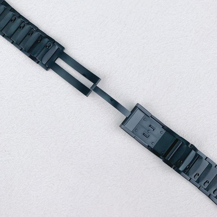 For Apple Watch 46mm / 49mm / 45mm / 44mm Tri-beads Side-detachable Buckle Stainless Steel Watch Band(Silver) - free shipping - PMC TechLife - Order now!