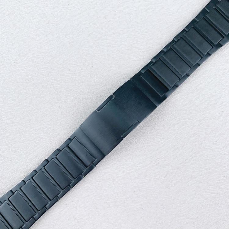 For Apple Watch 42mm / 41mm / 40mm / 38mm Tri-beads Side-detachable Buckle Stainless Steel Watch Band(Black) - free shipping - PMC TechLife - Order now!