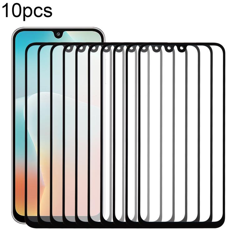 For Samsung Galaxy M16 SM-M166P 10pcs Front Screen Outer Glass Lens with OCA Optically Clear Adhesive - free shipping - PMC TechLife - Order now!