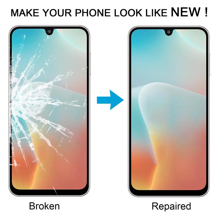 For Samsung Galaxy M16 SM-M166P 10pcs Front Screen Outer Glass Lens with OCA Optically Clear Adhesive - free shipping - PMC TechLife - Order now!