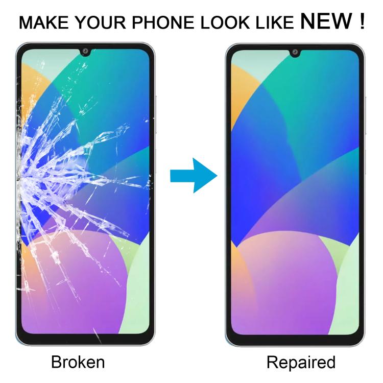 For Samsung Galaxy F06 5G SM-E066B 10pcs Front Screen Outer Glass Lens with OCA Optically Clear Adhesive - free shipping - PMC TechLife - Order now!