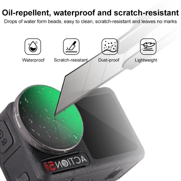 For DJI Action 5 Pro Camera Lens Filter, Filter:ND64 - free shipping - PMC TechLife - Order now!