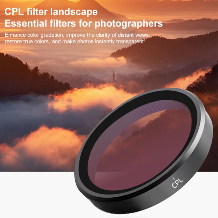 For DJI Action 5 Pro Camera Lens Filter, Filter:ND64 - free shipping - PMC TechLife - Order now!