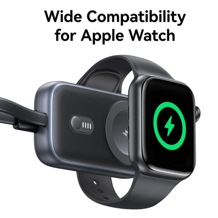 For Apple Watch Series USAMS CD245 1200mAh Portable Watch Wireless Charger with Cable(Metal Gray) - free shipping - PMC TechLife - Order now!