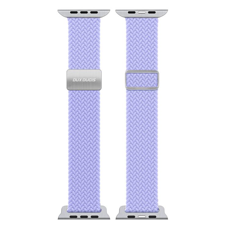 For Apple Watch 38 / 40 / 41 / S10 42mm DUX DUCIS Mixture Ultra Series Magnetic Buckle Nylon Braided Strap(Misty Purple) - free shipping - PMC TechLife - Order now!