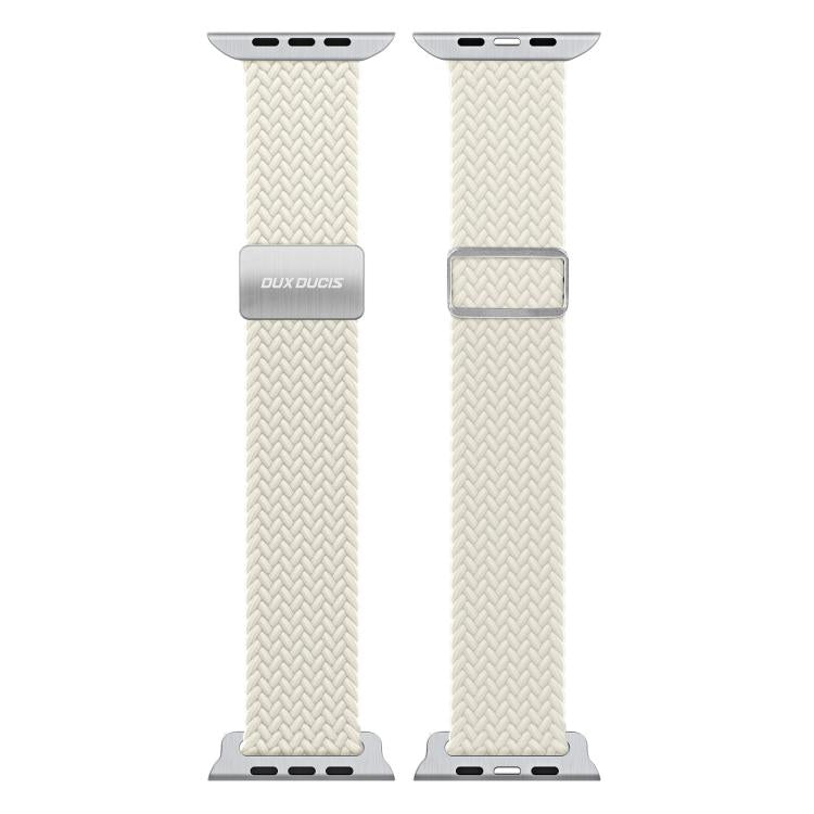 For Apple Watch 38 / 40 / 41 / S10 42mm DUX DUCIS Mixture Ultra Series Magnetic Buckle Nylon Braided Strap(Starlight) - free shipping - PMC TechLife - Order now!