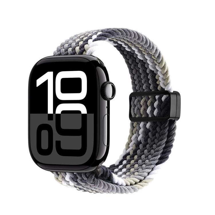 For Apple Watch 42 / 44 / 45 / 46 / 49mm DUX DUCIS Mixture Ultra Series Magnetic Buckle Nylon Braided Strap(Smoke Gradient) - free shipping - PMC TechLife - Order now!