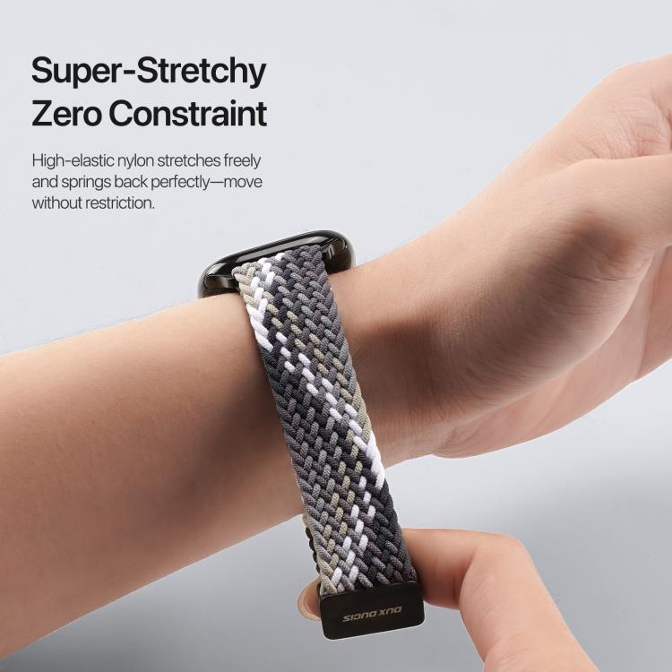 For Apple Watch 42 / 44 / 45 / 46 / 49mm DUX DUCIS Mixture Ultra Series Magnetic Buckle Nylon Braided Strap(Smoke Gradient) - free shipping - PMC TechLife - Order now!