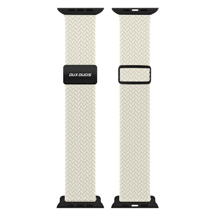 For Apple Watch 42 / 44 / 45 / 46 / 49mm DUX DUCIS Mixture Ultra Series Magnetic Buckle Nylon Braided Strap(Starlight) - free shipping - PMC TechLife - Order now!