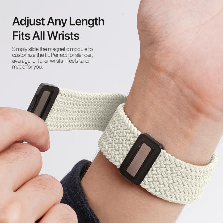 For Apple Watch 42 / 44 / 45 / 46 / 49mm DUX DUCIS Mixture Ultra Series Magnetic Buckle Nylon Braided Strap(Starlight) - free shipping - PMC TechLife - Order now!