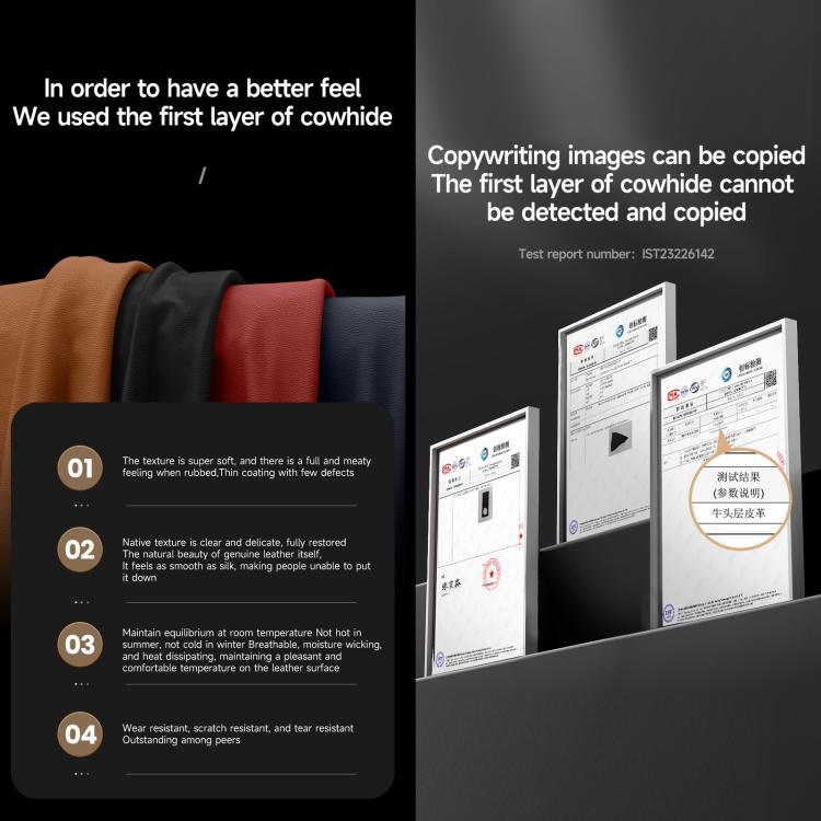 For Honor Magic V5 SULADA Frameless Top Layer Cowhide Leather PC Phone Case(Red) - free shipping - PMC TechLife - Order now!