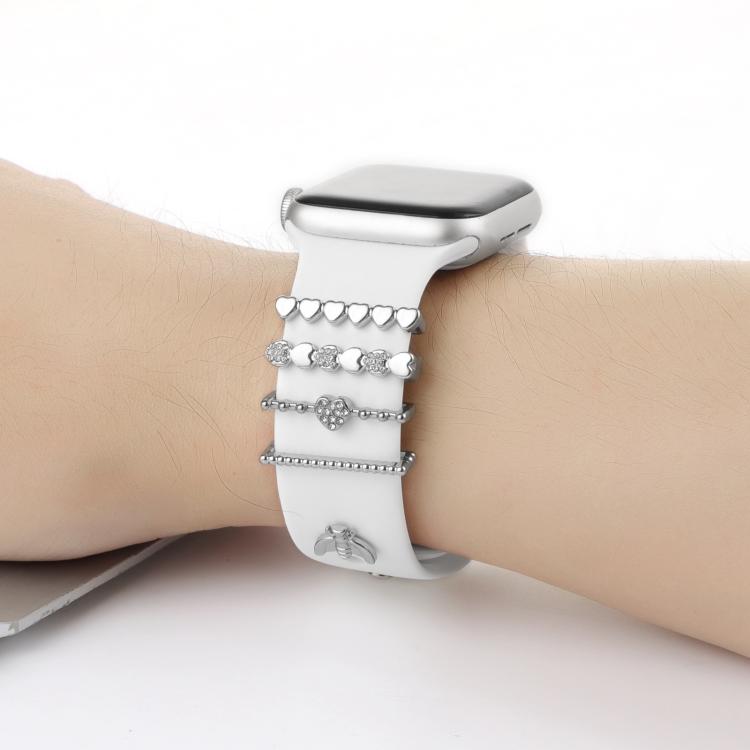 Smart Watch Band Decorative Ring Metal Accessories(Silver Cicada) - free shipping - PMC TechLife - Order now!