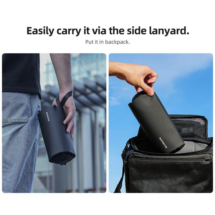 For DJI OSMO Pocket 3 Sunnylife Carrying Handbag Storage Shoulder Bag Combo Bags Mini Travel Daily Pouch(Pink) - free shipping - PMC TechLife - Order now!
