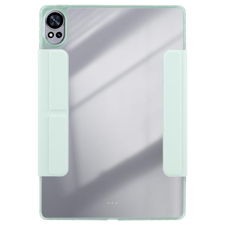 For Huawei MatePad Air 12 2024 Magnetic Detachable Dual-Clasp Acrylic Deformation Leather Tablet Case(Baby Green) - free shipping - PMC TechLife - Order now!