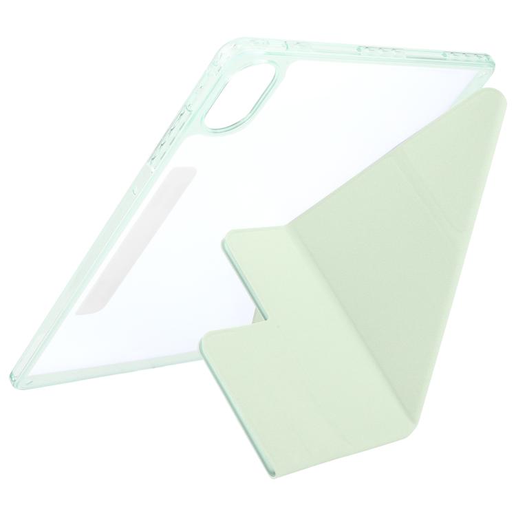For Huawei MatePad Air 12 2024 Magnetic Detachable Dual-Clasp Acrylic Deformation Leather Tablet Case(Baby Green) - free shipping - PMC TechLife - Order now!