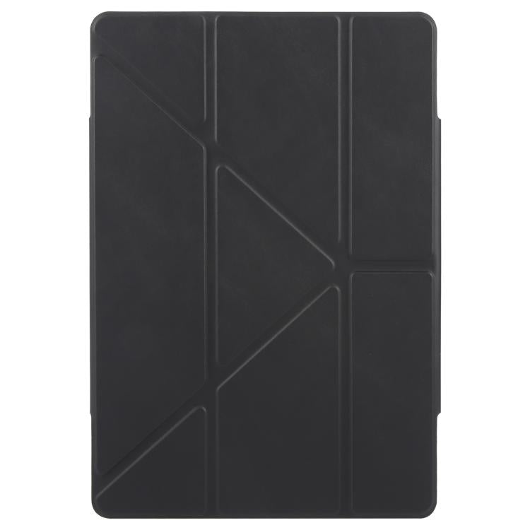 For Huawei MatePad Pro 12.2 2024 Magnetic Detachable Dual-Clasp Acrylic Deformation Leather Tablet Case(Black) - free shipping - PMC TechLife - Order now!