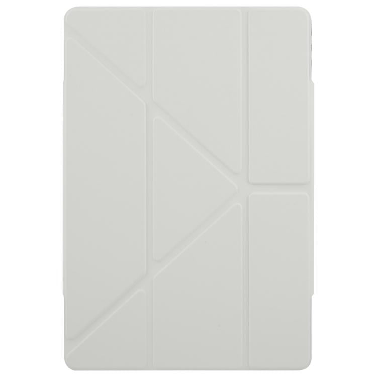 For Huawei MatePad Pro 12.2 2024 Magnetic Detachable Dual-Clasp Acrylic Deformation Leather Tablet Case(Grey) - free shipping - PMC TechLife - Order now!